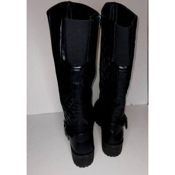 Olivia Miller Designer Womens NEW Black Riding Boots - sz. 6 - Picture 3 of 4